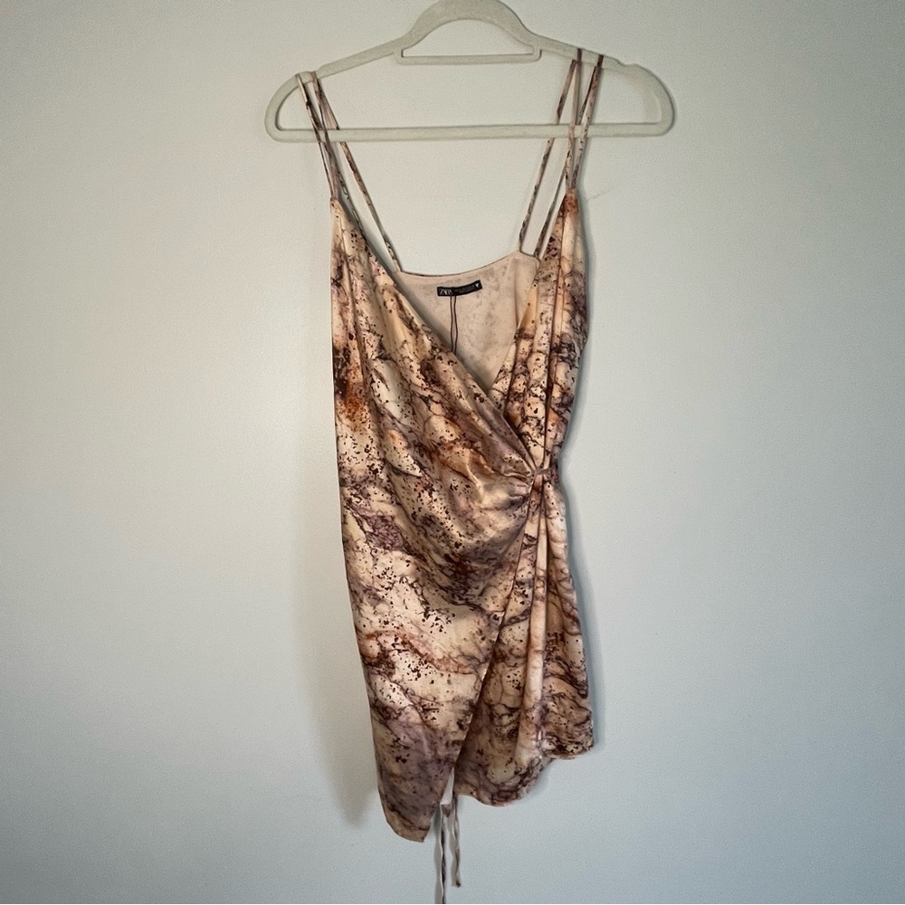 ZARA Mini Wrap Dress